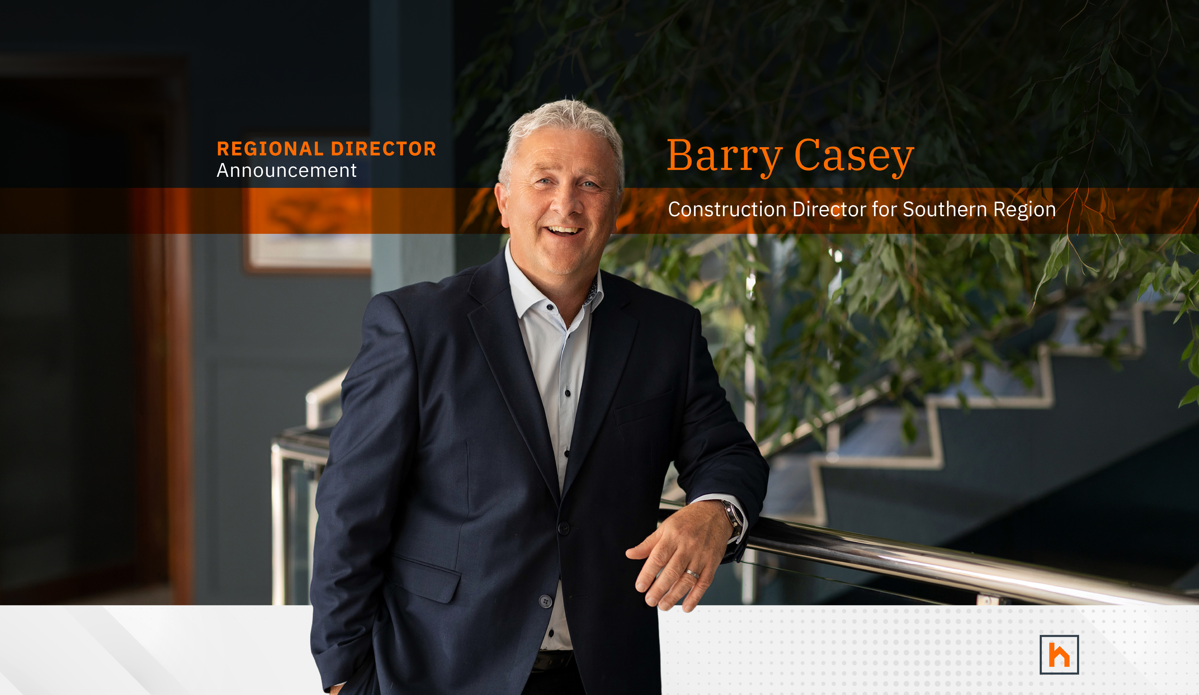 Barry Casey Appointed Construction Director